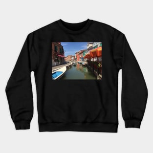 Burano Island Venezia Italy Crewneck Sweatshirt